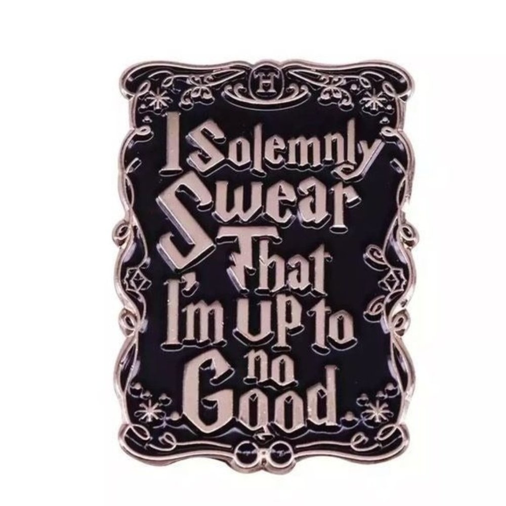 Harry Potter pin flair hogwarts marauders map Weasley solemnly swear